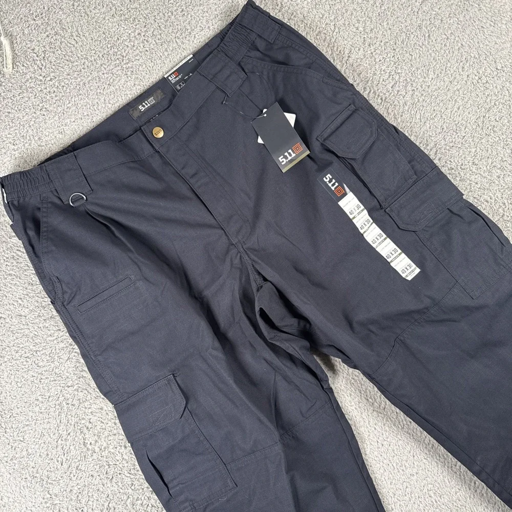 5.11 Tactical Taclite Pro Pants Mens 40x30 Dark Navy Cargo Relaxed Ripstop NEW